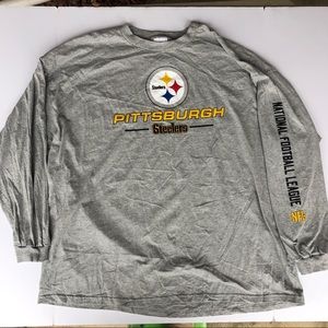 3XL Pittsburgh Steelers Long Sleeve T Shirt